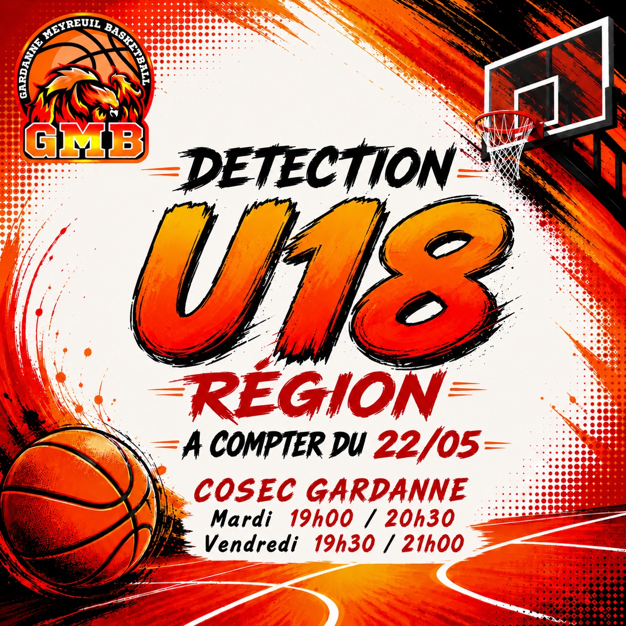 Recrutement U18 basket